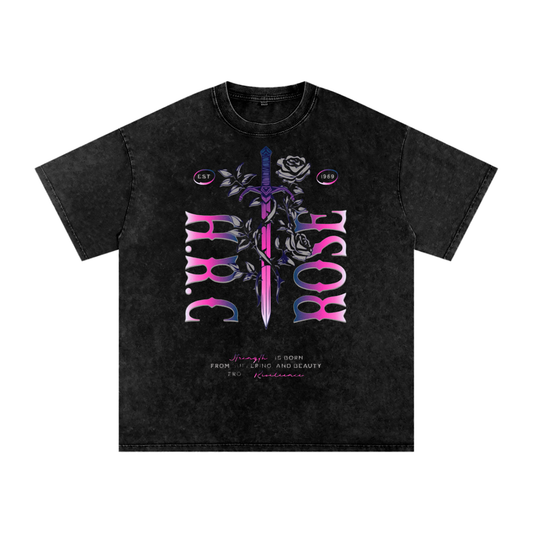 Acid Wash Oversize T-Shirt - 250 GSM